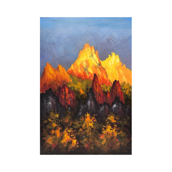Neon Gilded Peak