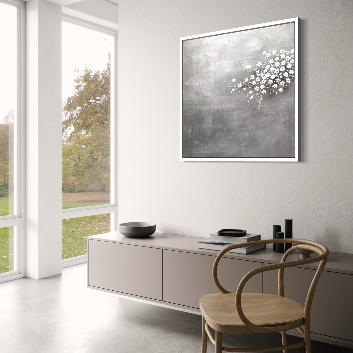 Night Blossom - 70x70cm