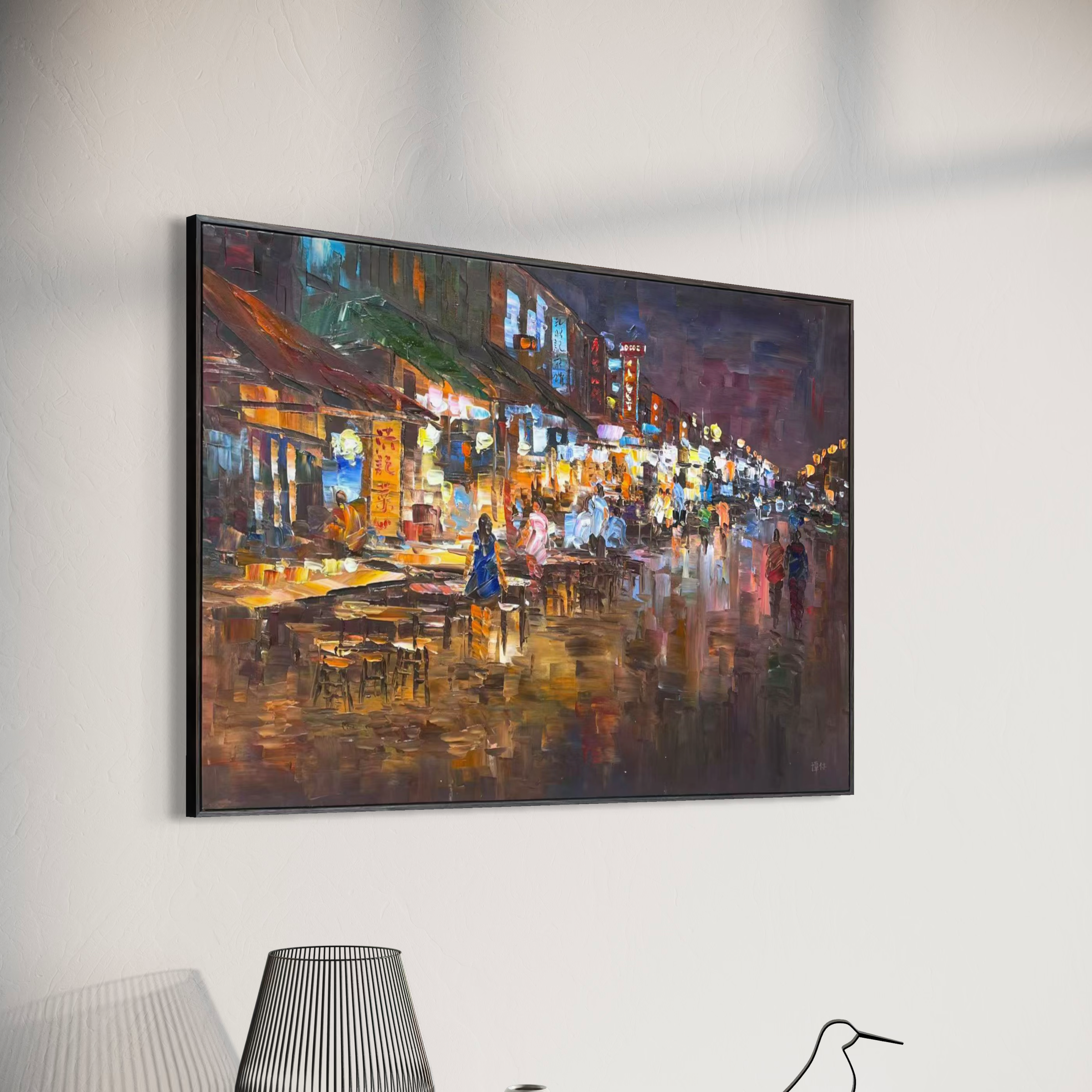 Streets of Singapore: Albert St - 50x80cm