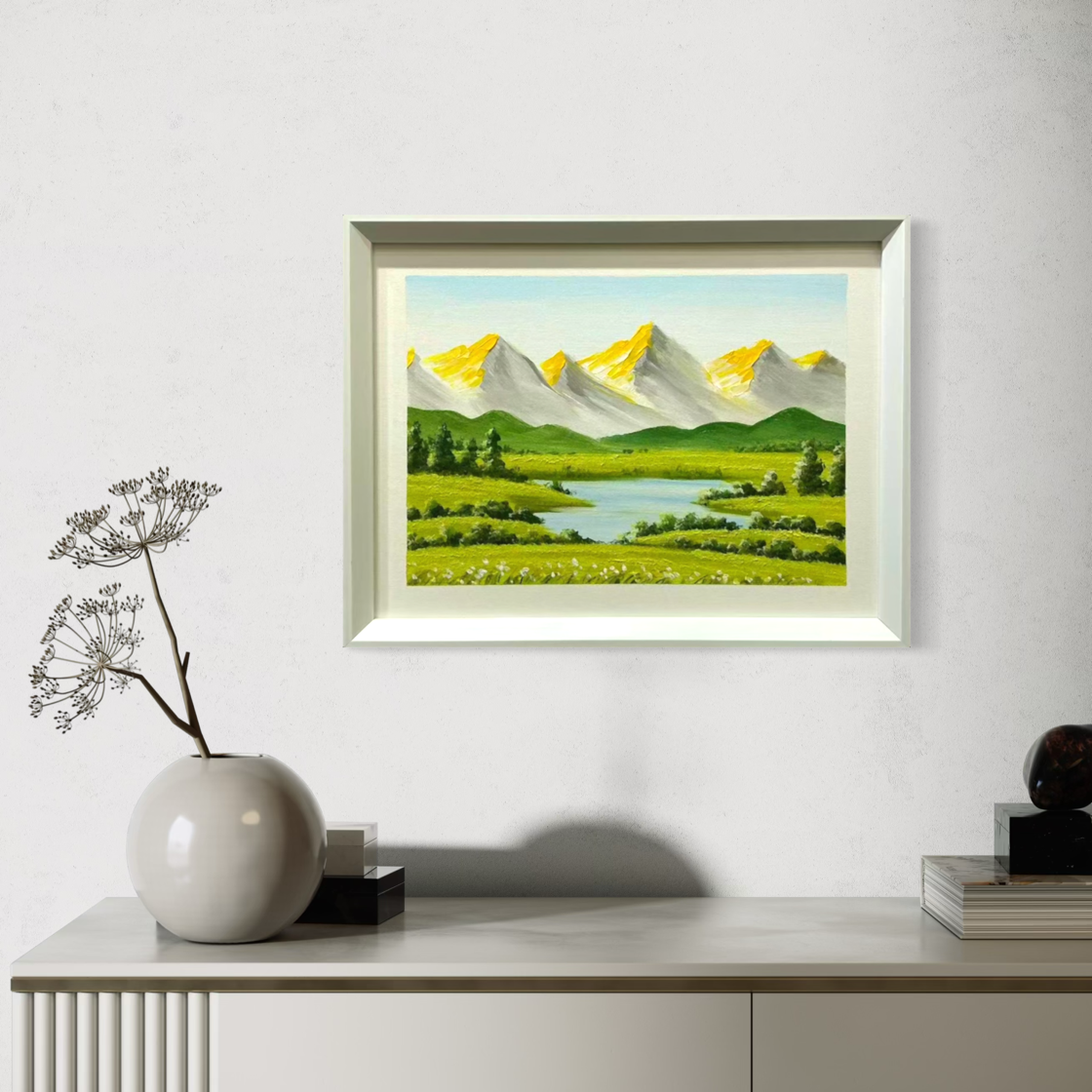 Panoramic Golden Ridge Meadow