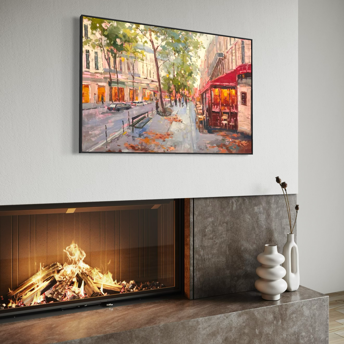 Painting Matters - Parisian Red Café