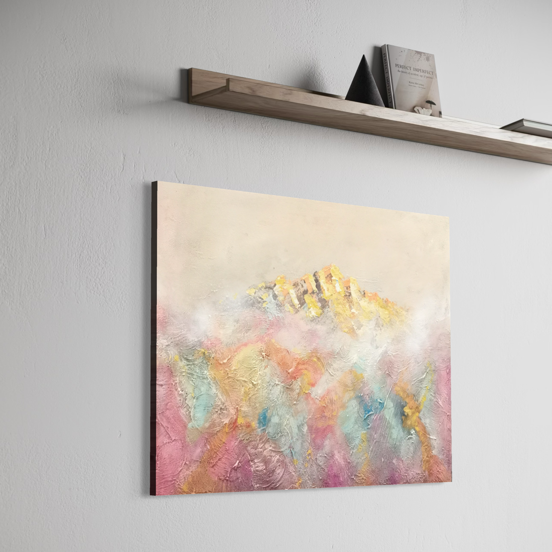 Pastel Cloud Golden Peak