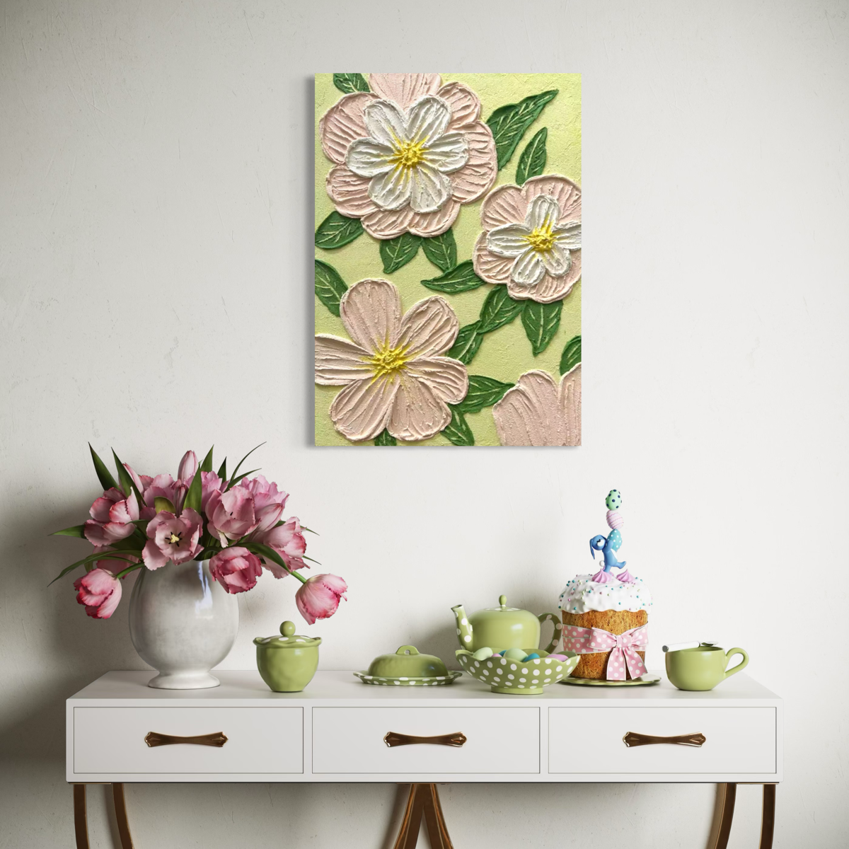 Pink Camellia Bloom