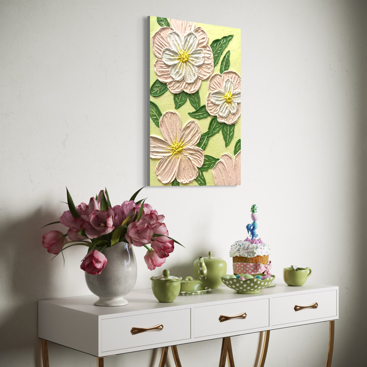 Pink Camellia Bloom