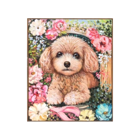Poodle Pastel Spring