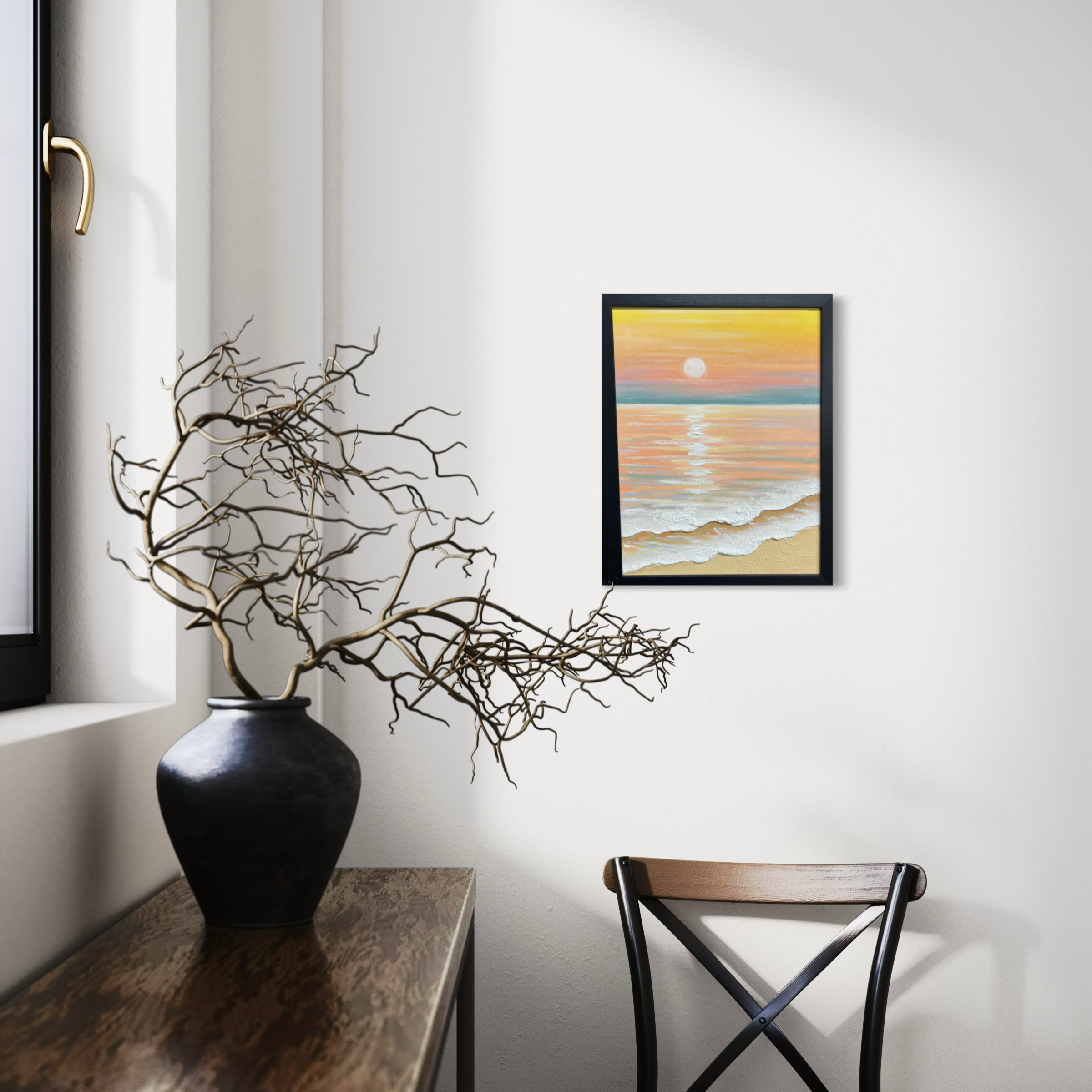 Rhythms of the Sea: Peach Moon Shoreline