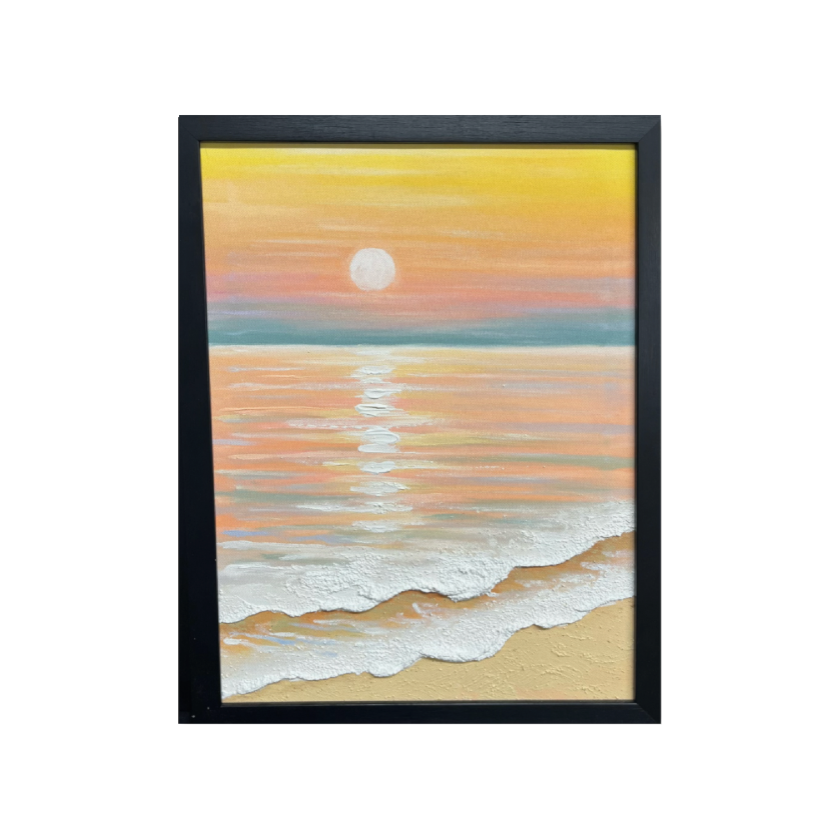Rhythms of the Sea: Peach Moon Shoreline