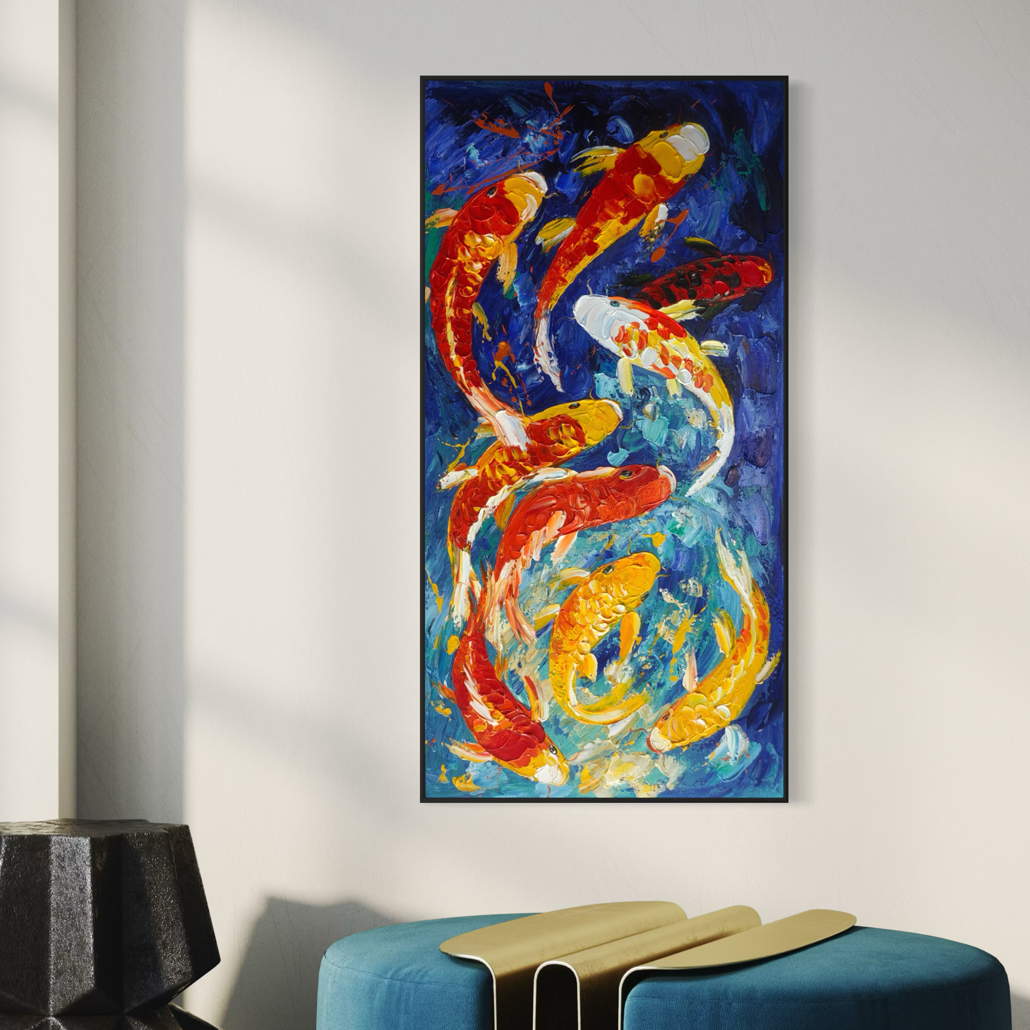 Sapphire Koi Swirl