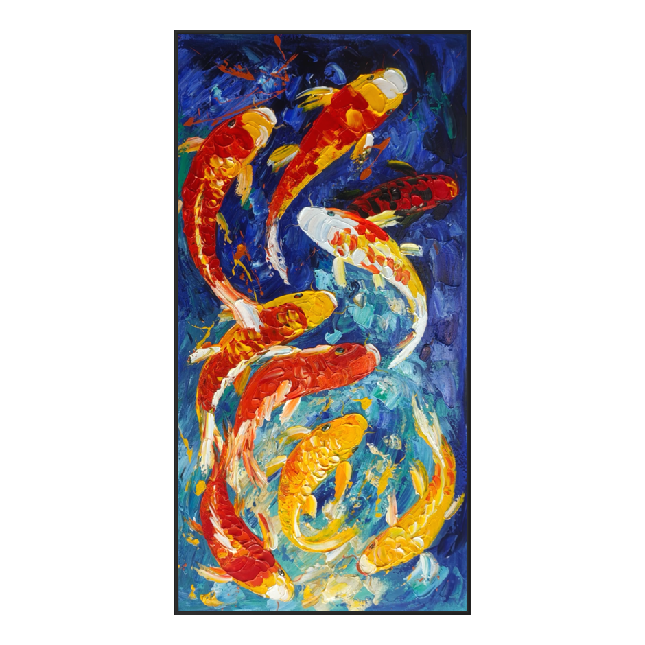 Sapphire Koi Swirl
