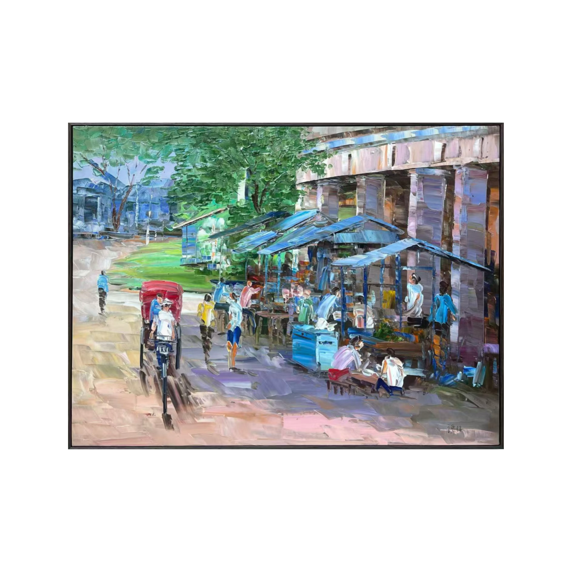 Streets of Singapore: Sembawang - 80x60cm