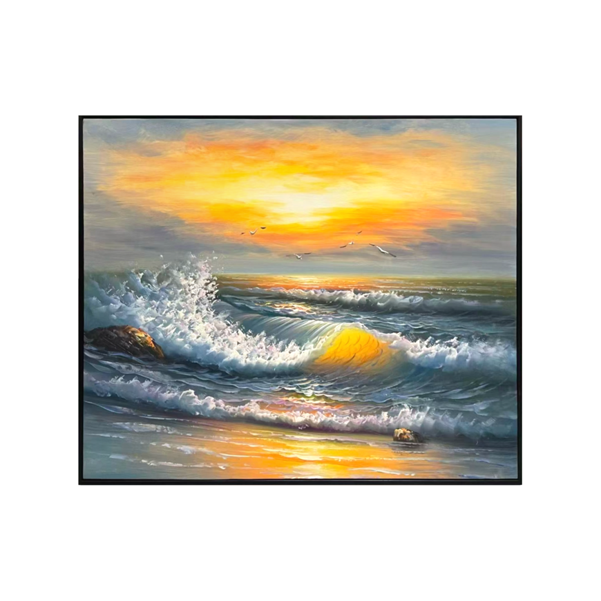 Shimmering Blue Sunset - Landscape