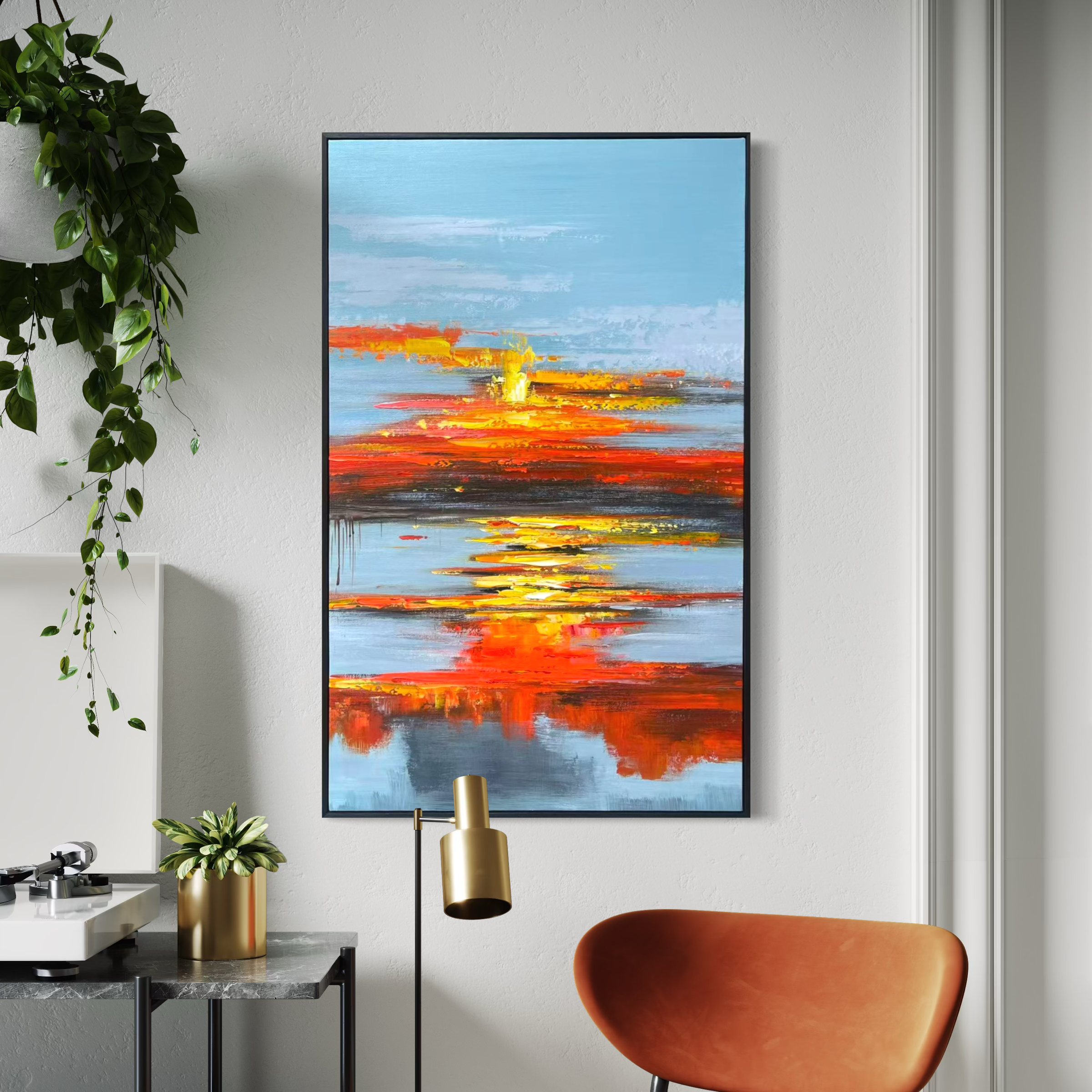 Sky Ablaze (50x80)