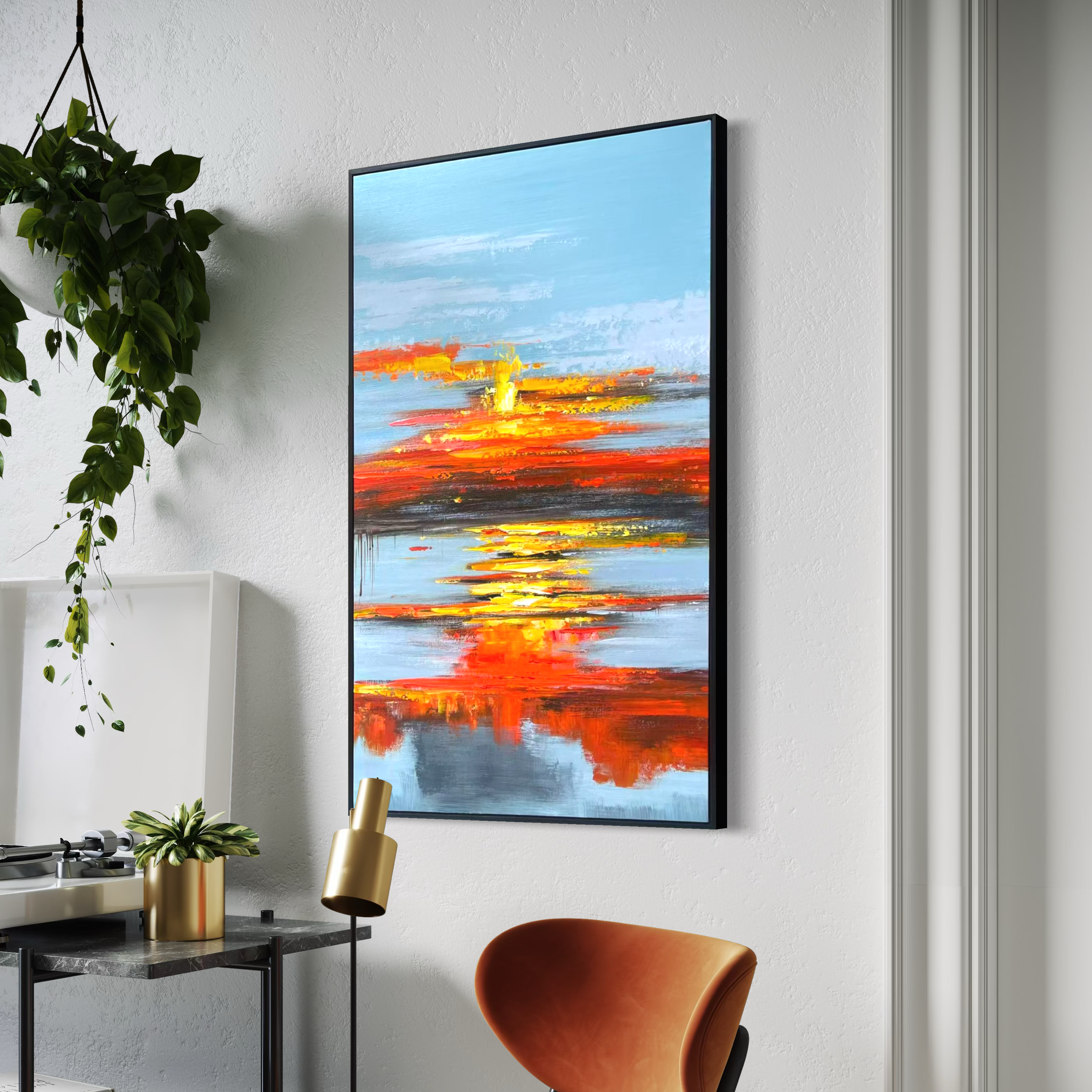 Sky Ablaze (50x80)