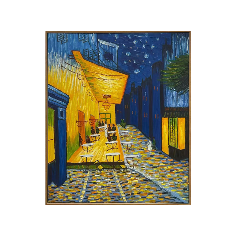 Starry Cafe Scene - 50x60cm