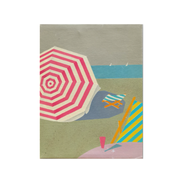 Striped Parasol Beach