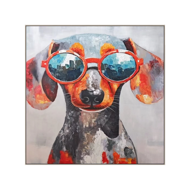 Stylish Dachshund - 70x70cm