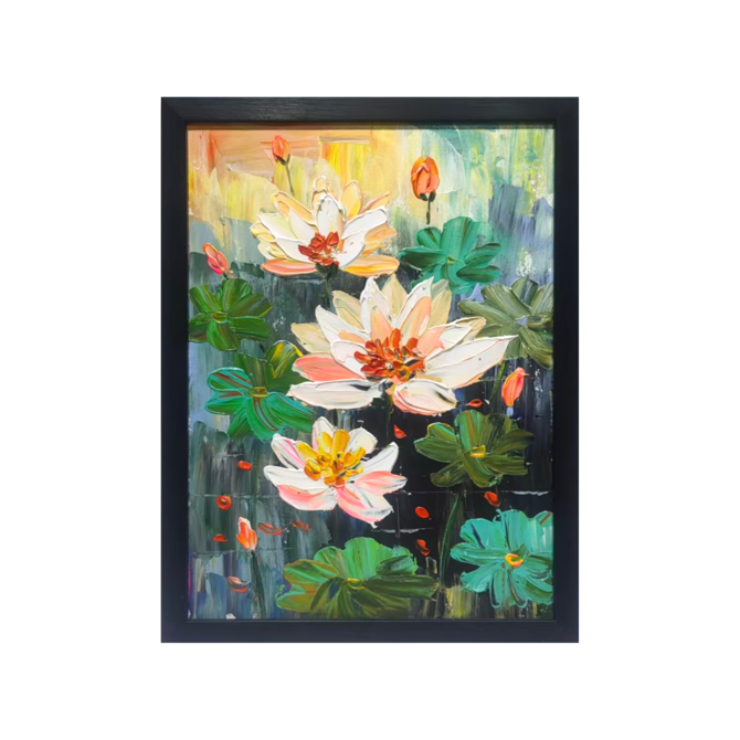 Summer Lotus Rhythms: Peach Glow