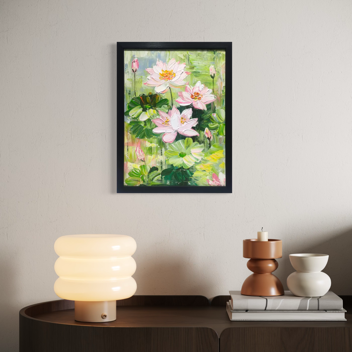 Summer Lotus Rhythms: White Flush