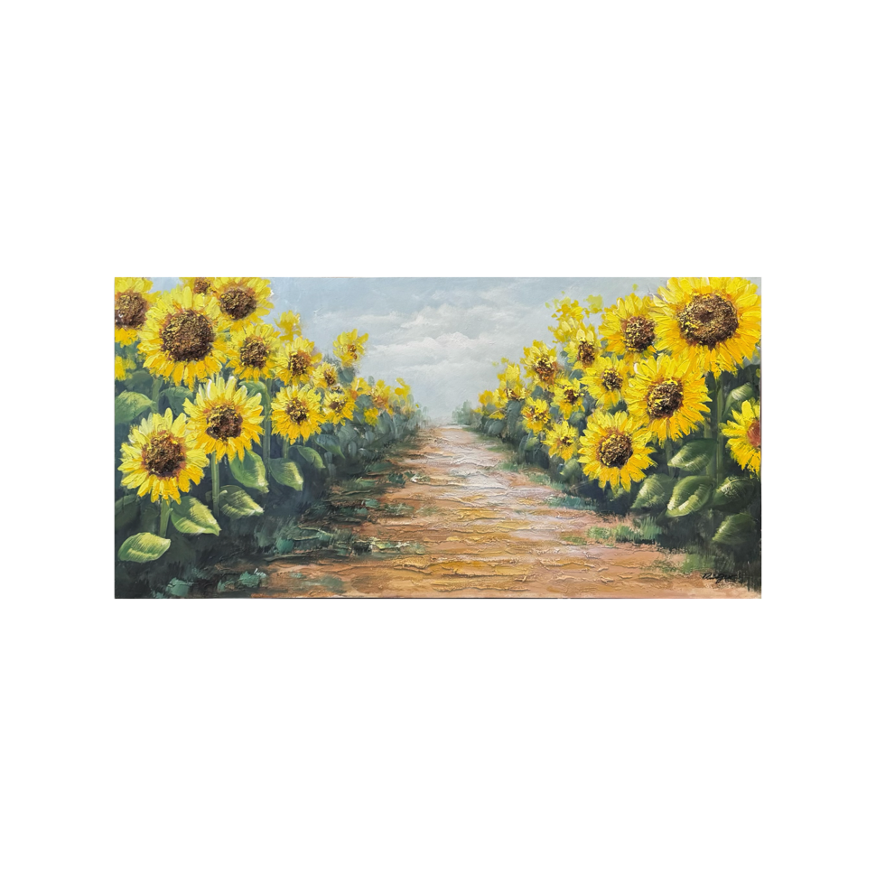 Sunflower Peaceful Walk