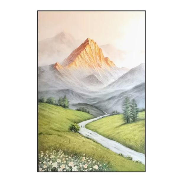 Sunlit Meadow Valley