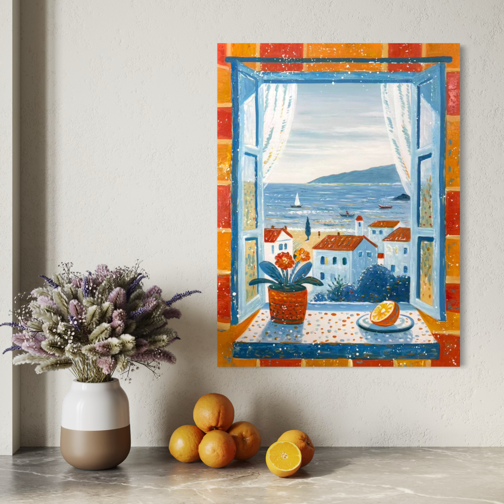 Sunlit Mosaic Window