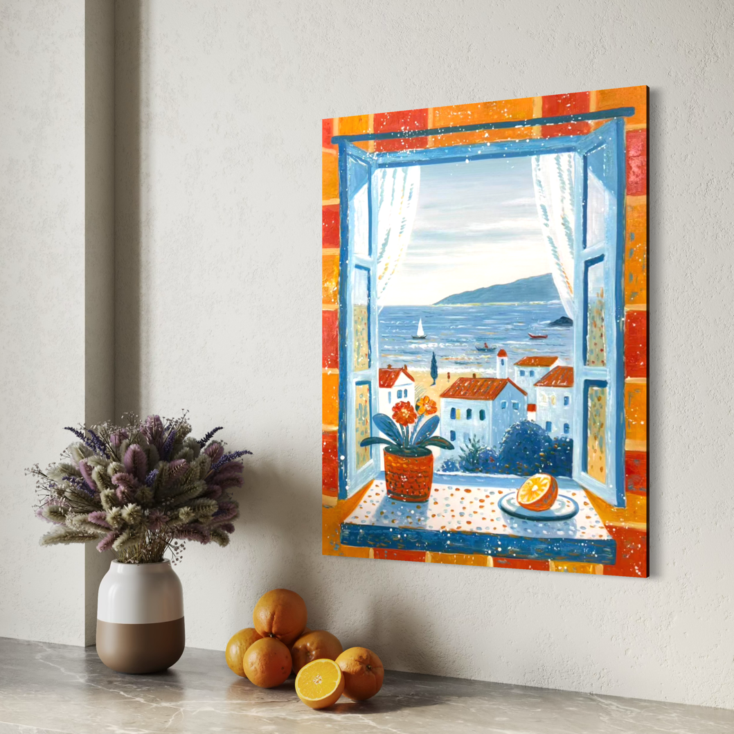 Sunlit Mosaic Window