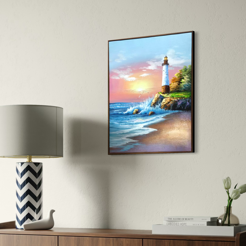 Painting Matters - Sunlit Shore Beacon