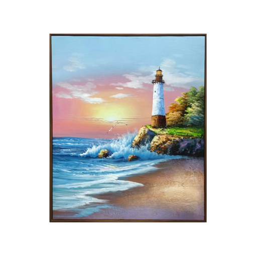 Painting Matters - Sunlit Shore Beacon