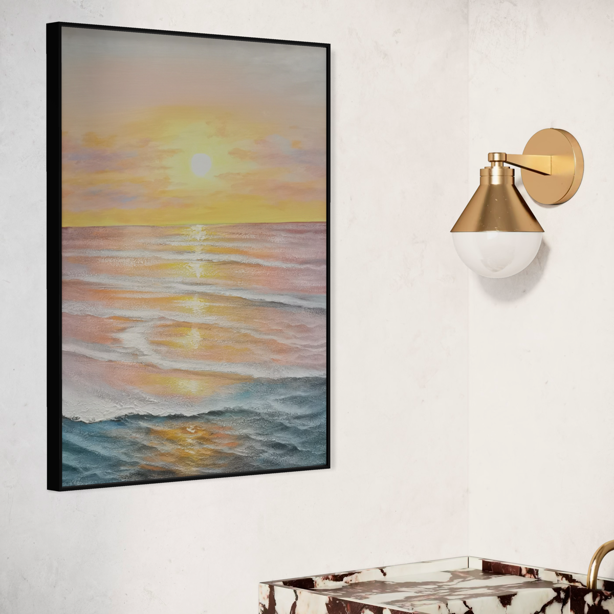 Sunset Ocean Reflection