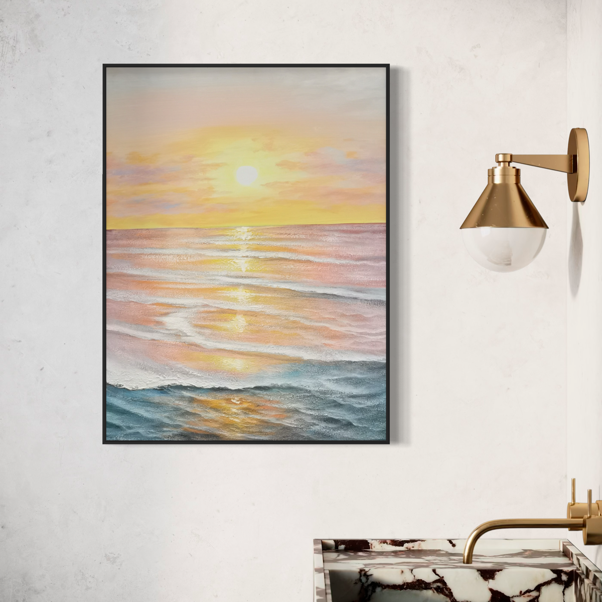 Sunset Ocean Reflection