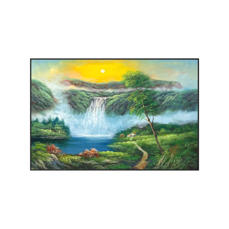 Painting Matters - Sunset Treasure Basin Pool