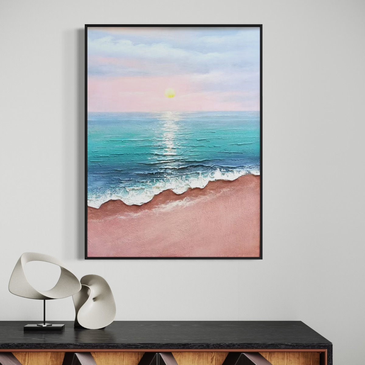 Sunset on Pink Beach