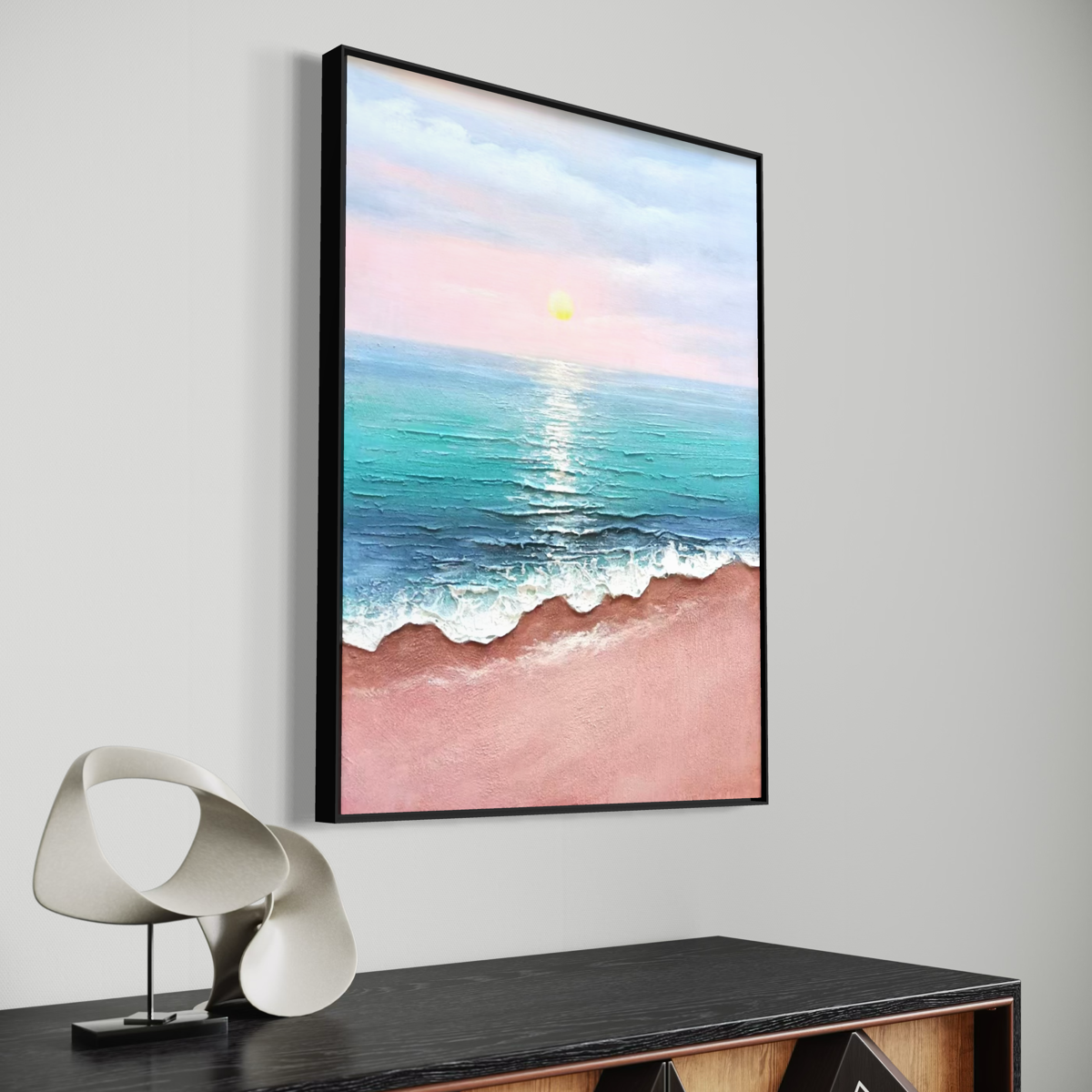 Sunset on Pink Beach