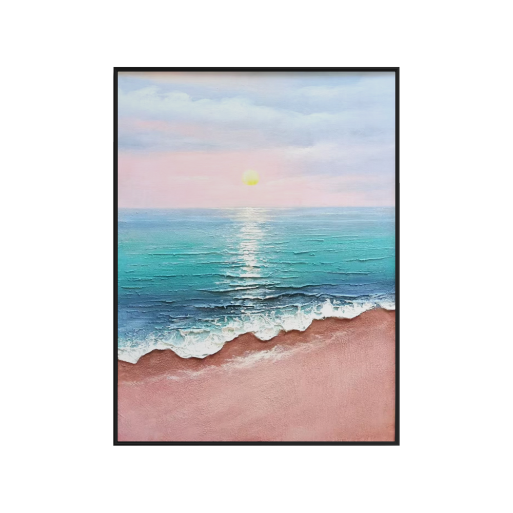 Sunset on Pink Beach