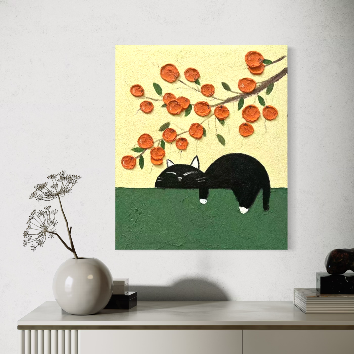 Sweet Slumber - Black Kitten