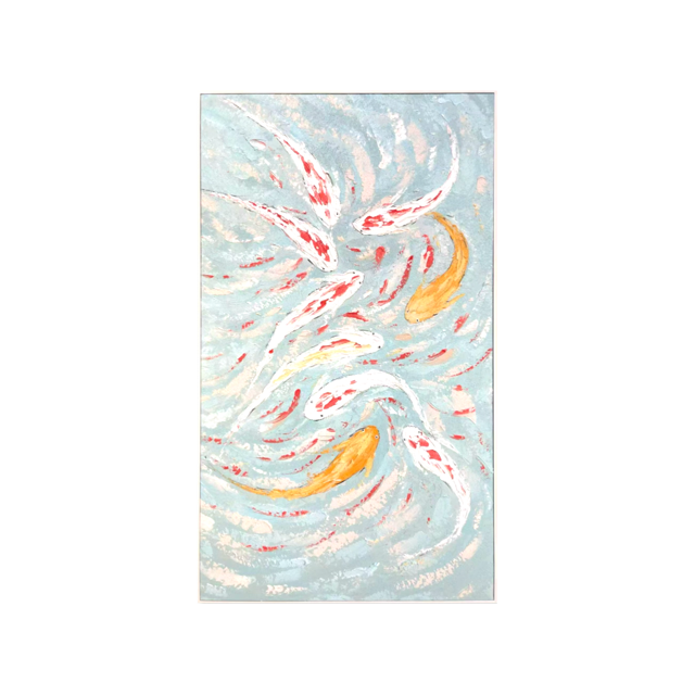 Teal Golden Koi