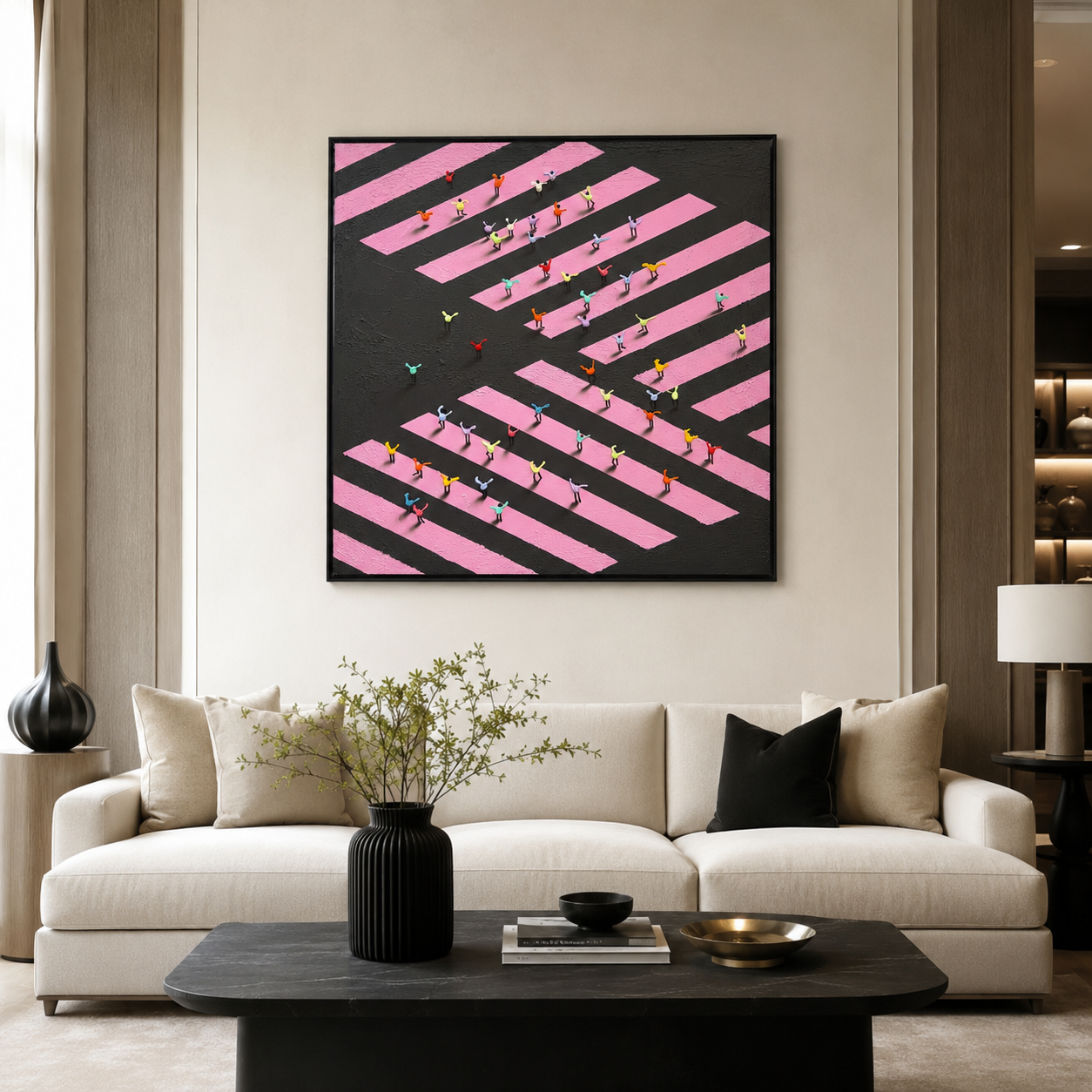 Tiny People: Black-PInk Corner Gathering