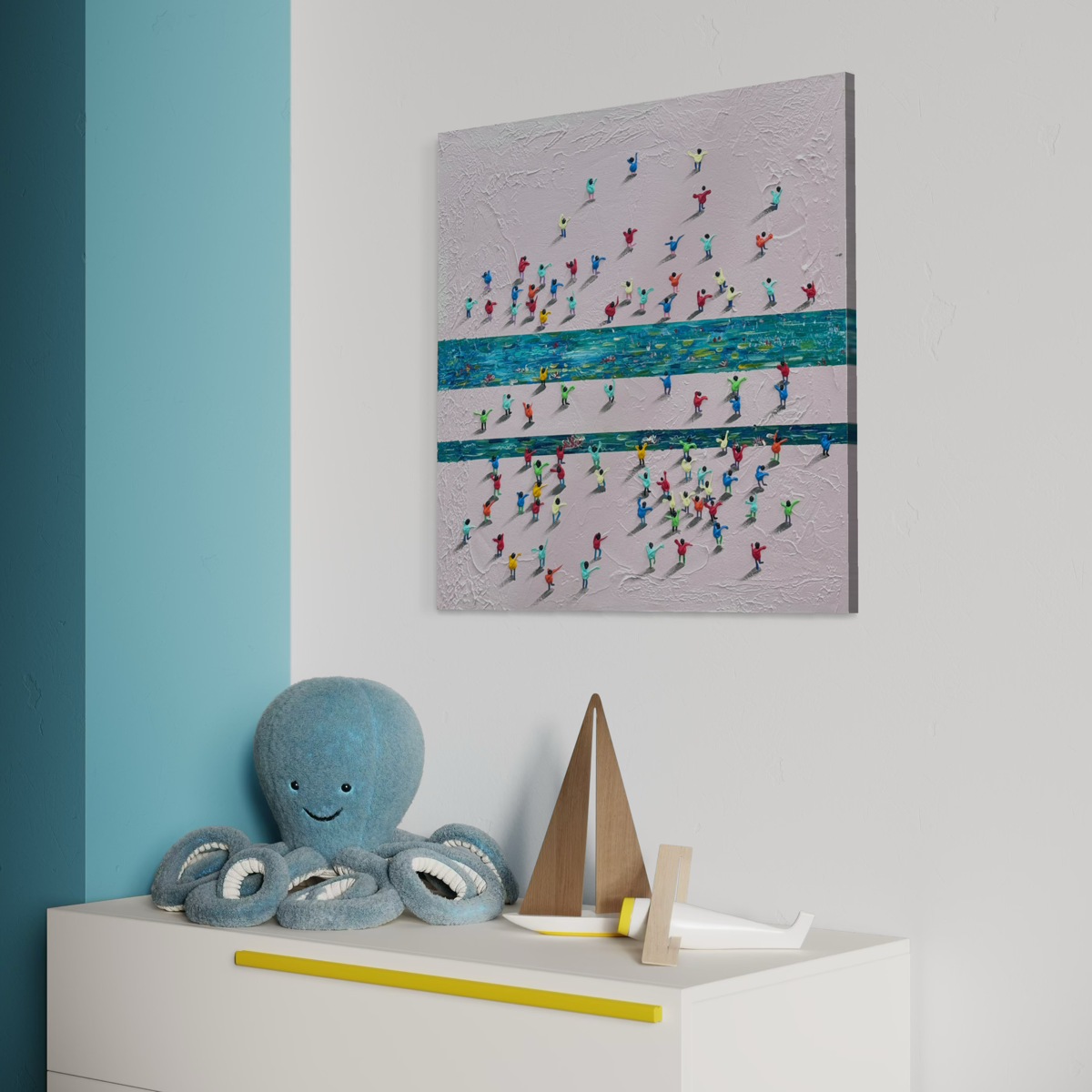 Tiny People: Pink Square