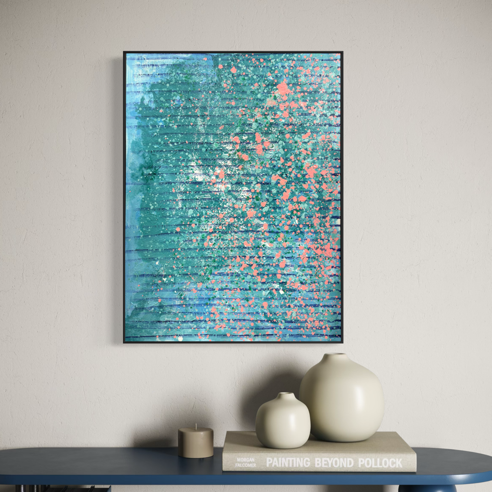 Turquoise Water Splatter