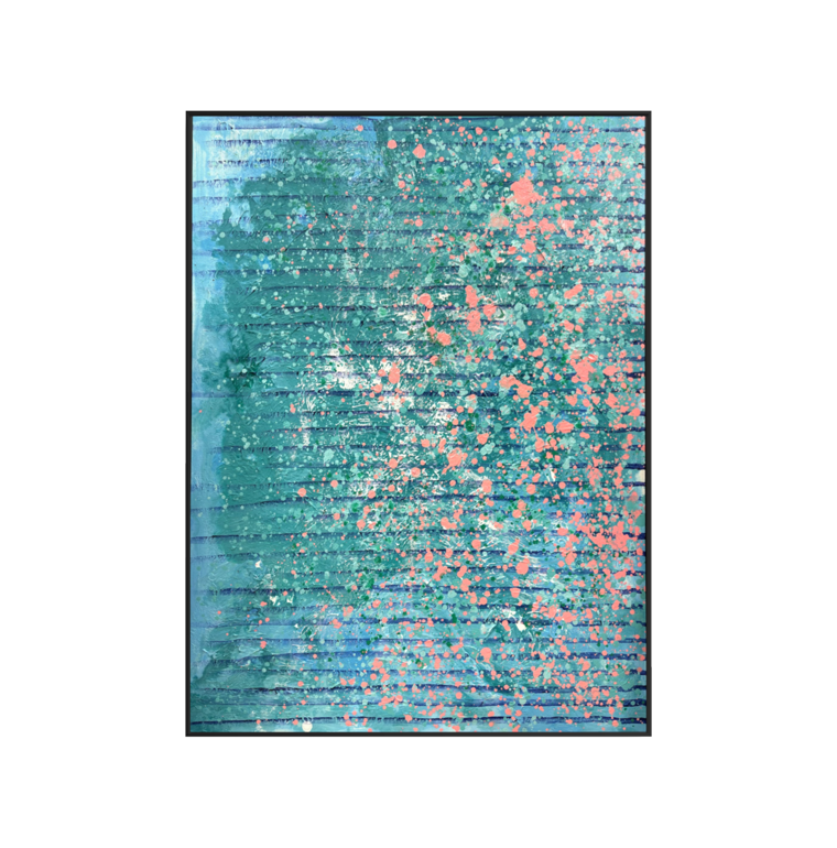 Turquoise Water Splatter