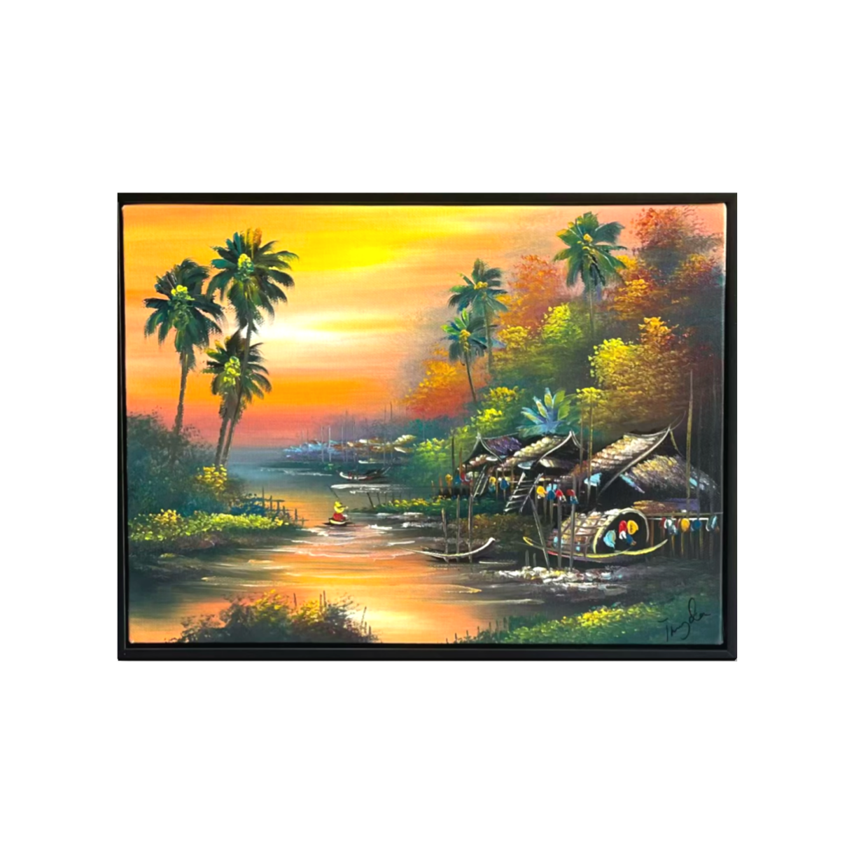 Twilight on the Floating Village