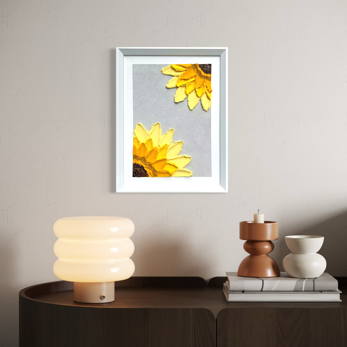 Twin Sunflower Corner - Rectangular