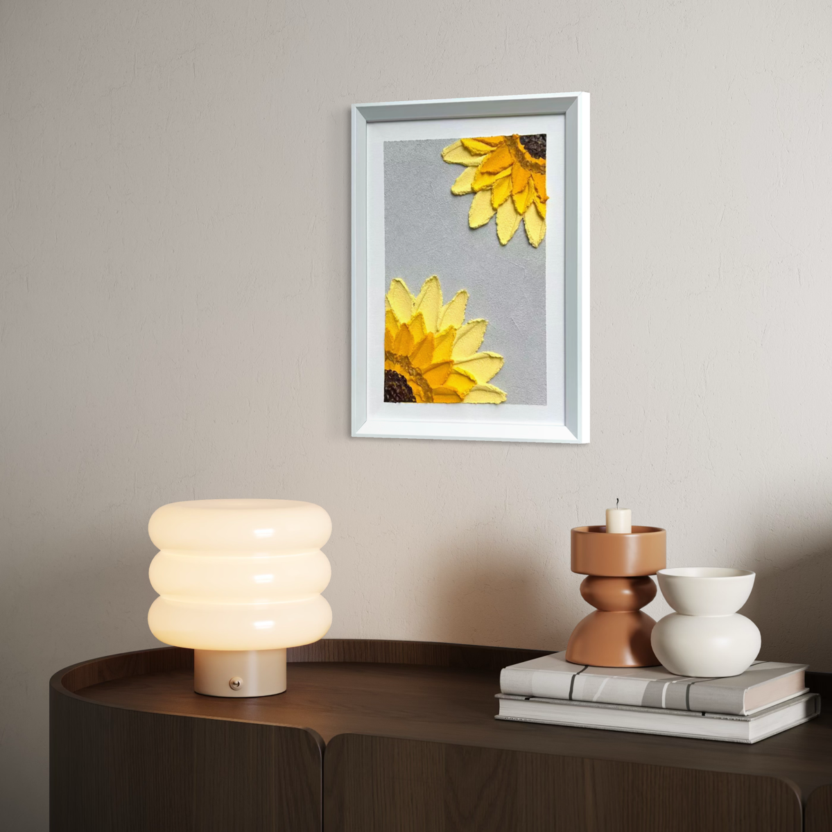 Twin Sunflower Corner - Rectangular