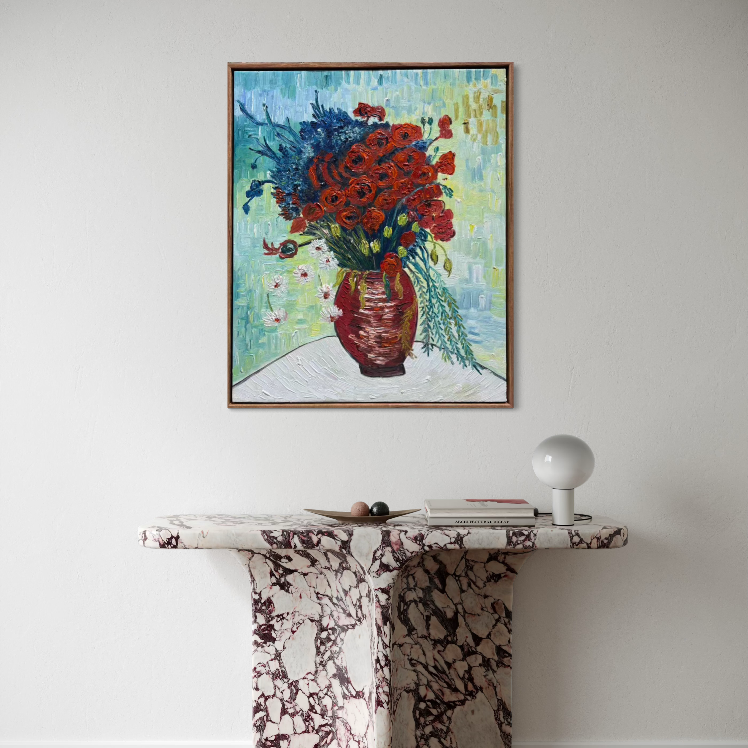 [Reproduction] Vincent Van Gogh – Vase with Cornflowers and Poppies