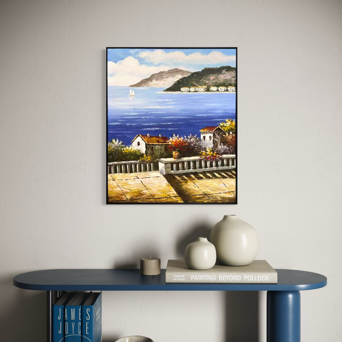 Vibrant Coastal Village