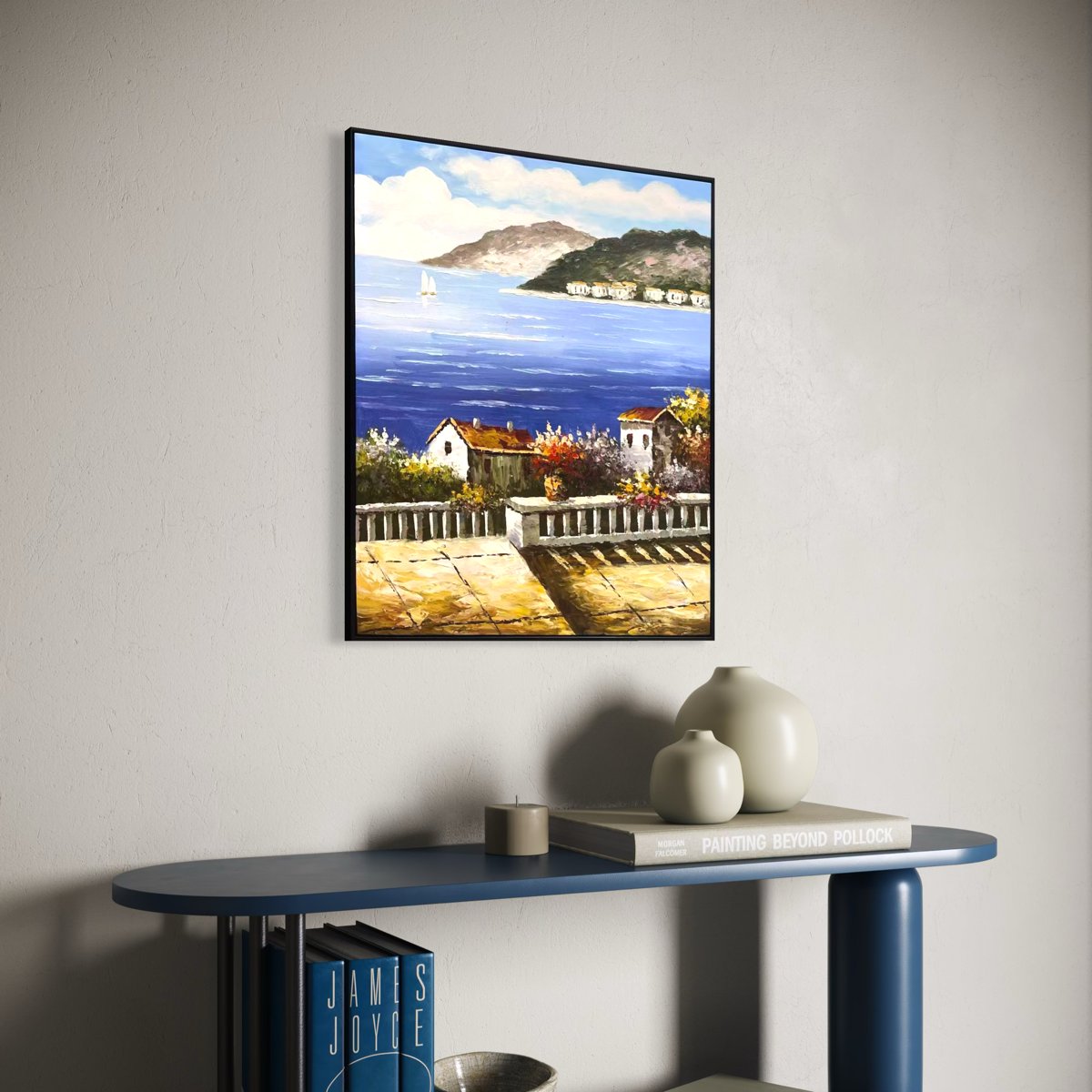 Vibrant Coastal Village