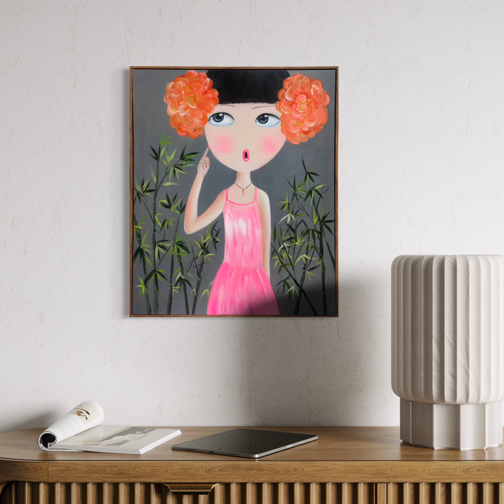 Painting Matters - Whispers of Bloom: Bamboo Muse