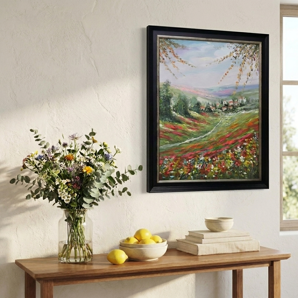 Wildflowers Over the Valley
