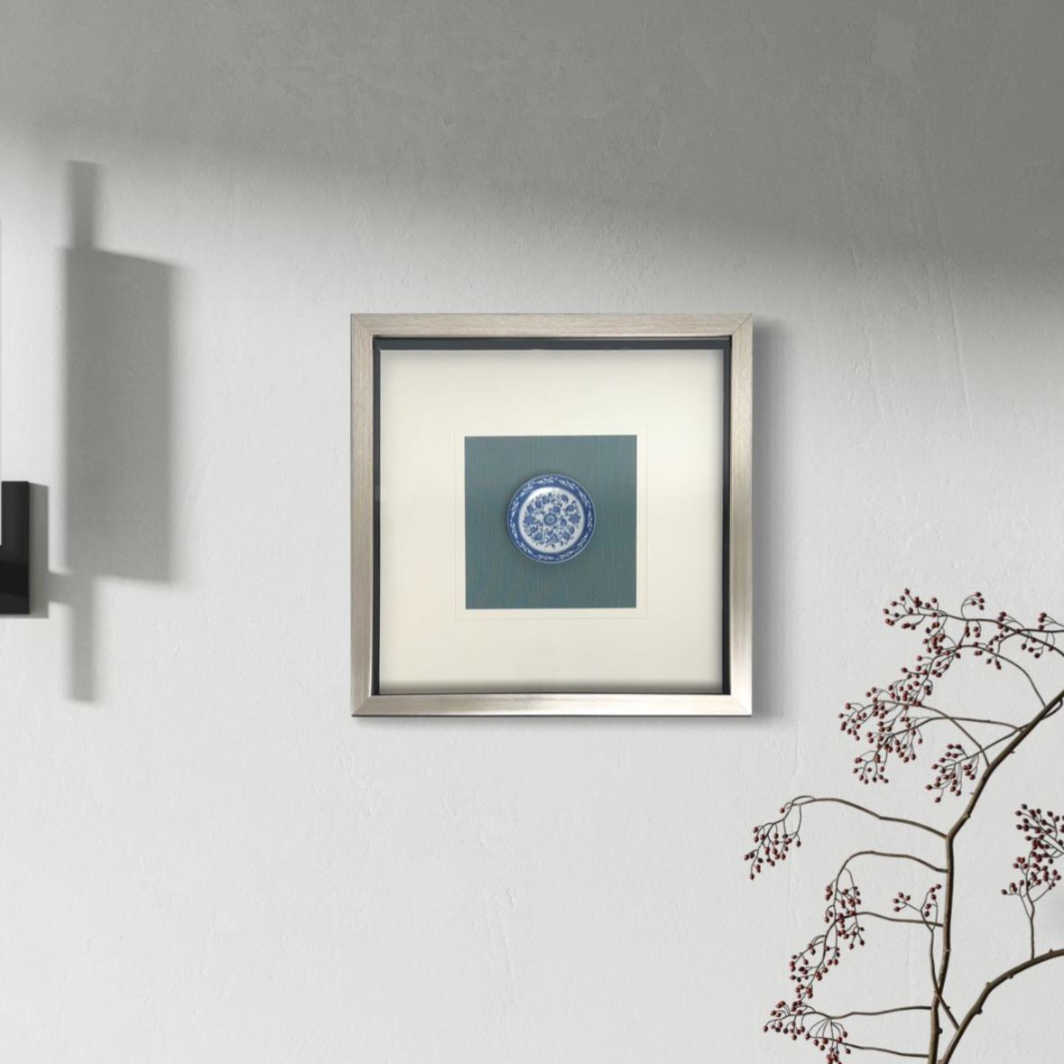 Blue and White Medallion