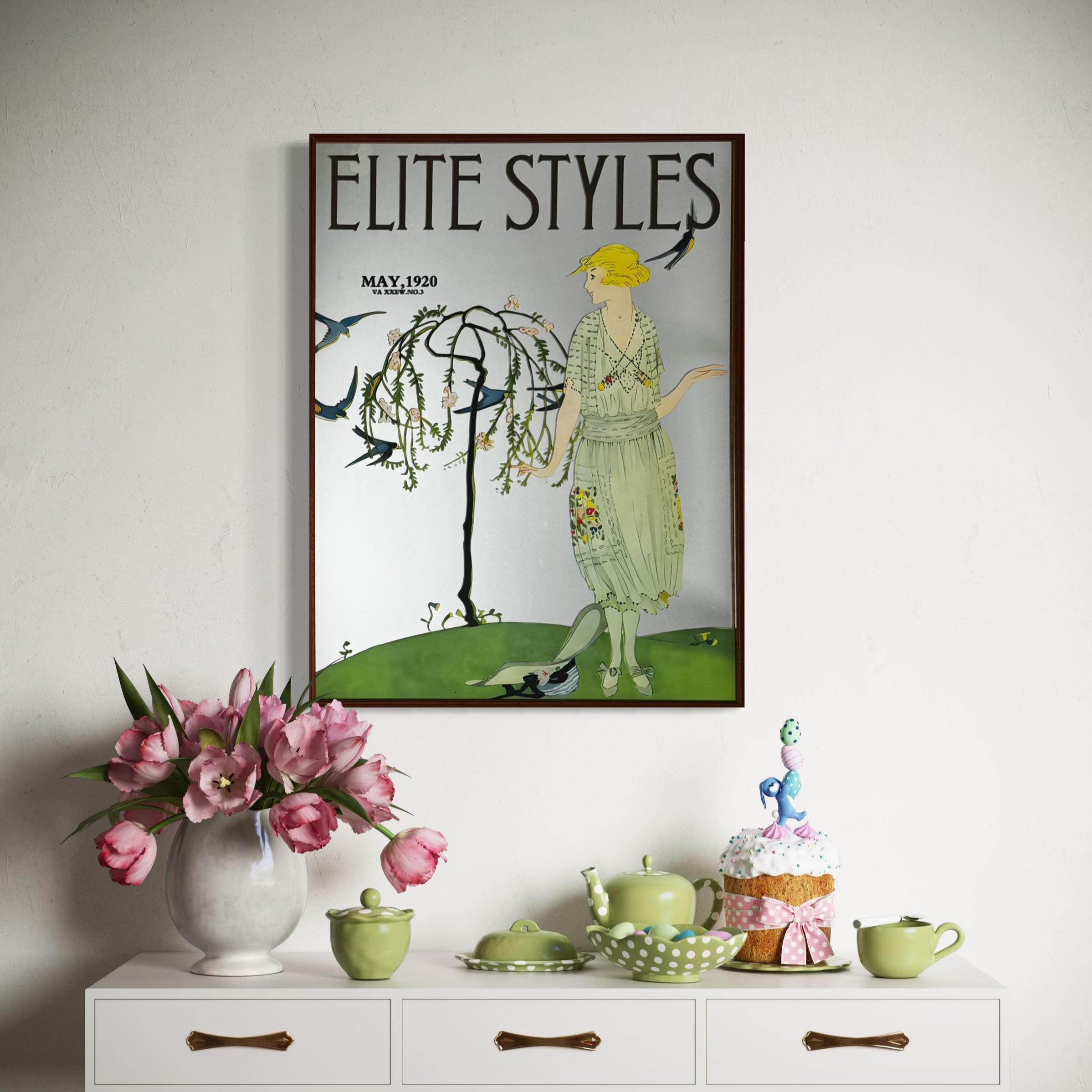 The Mirrored Muse-Garden Delight